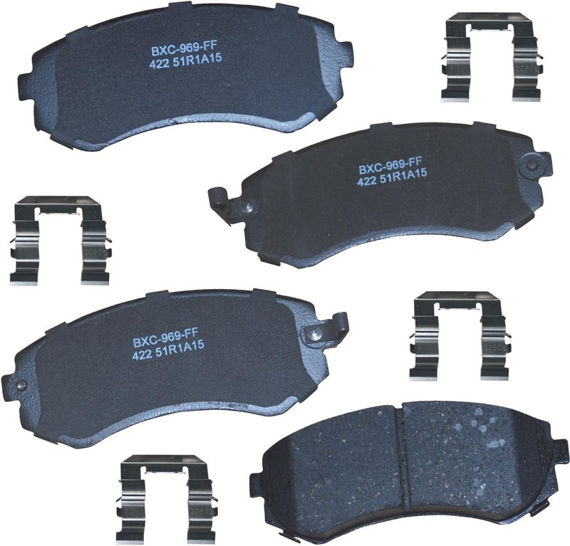 Bendix Premium SBC422 Ceramic Front Brake Pads for Nissan 240SX 1996-1989 - Image 1